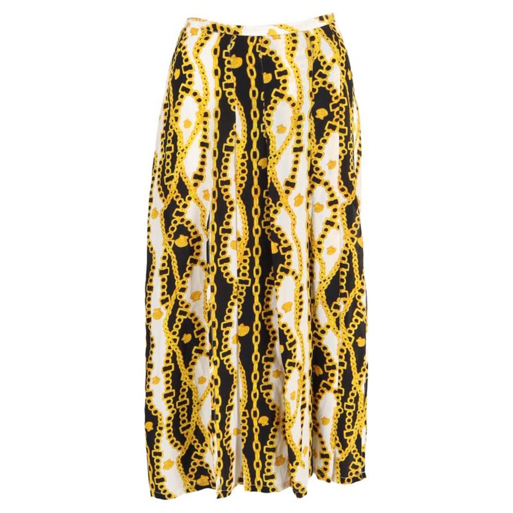 Rixo Georgia Skirt In Yellow Silk